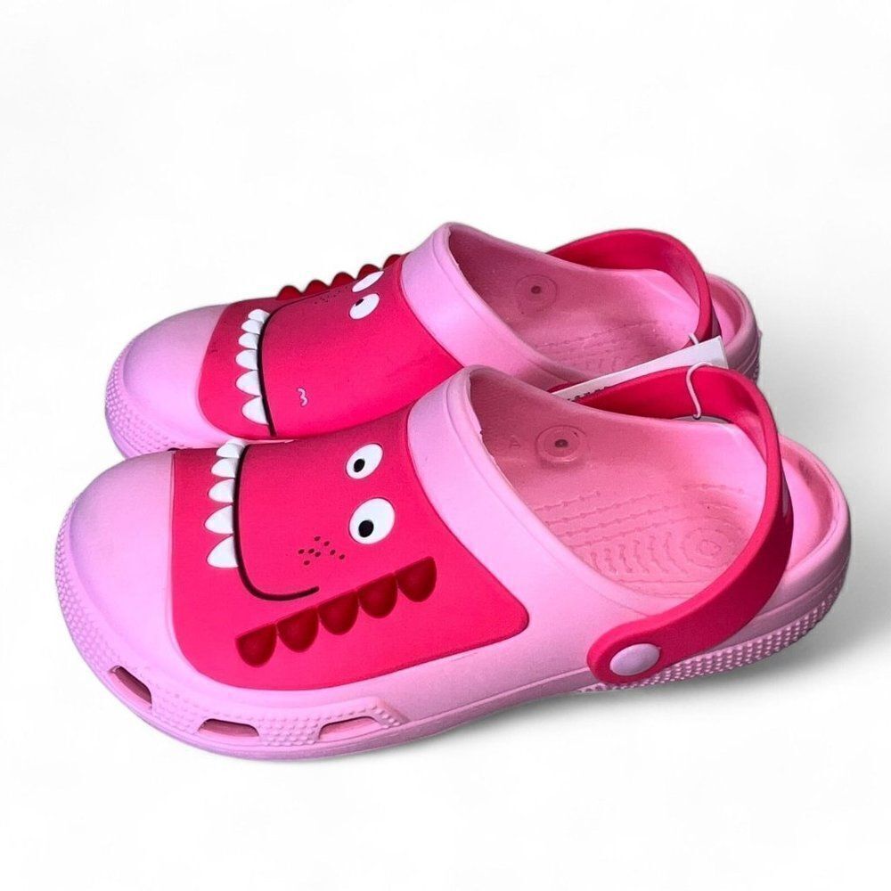Unbranded Dinosaur Garden Clogs Pink Youth 11.5-12‎